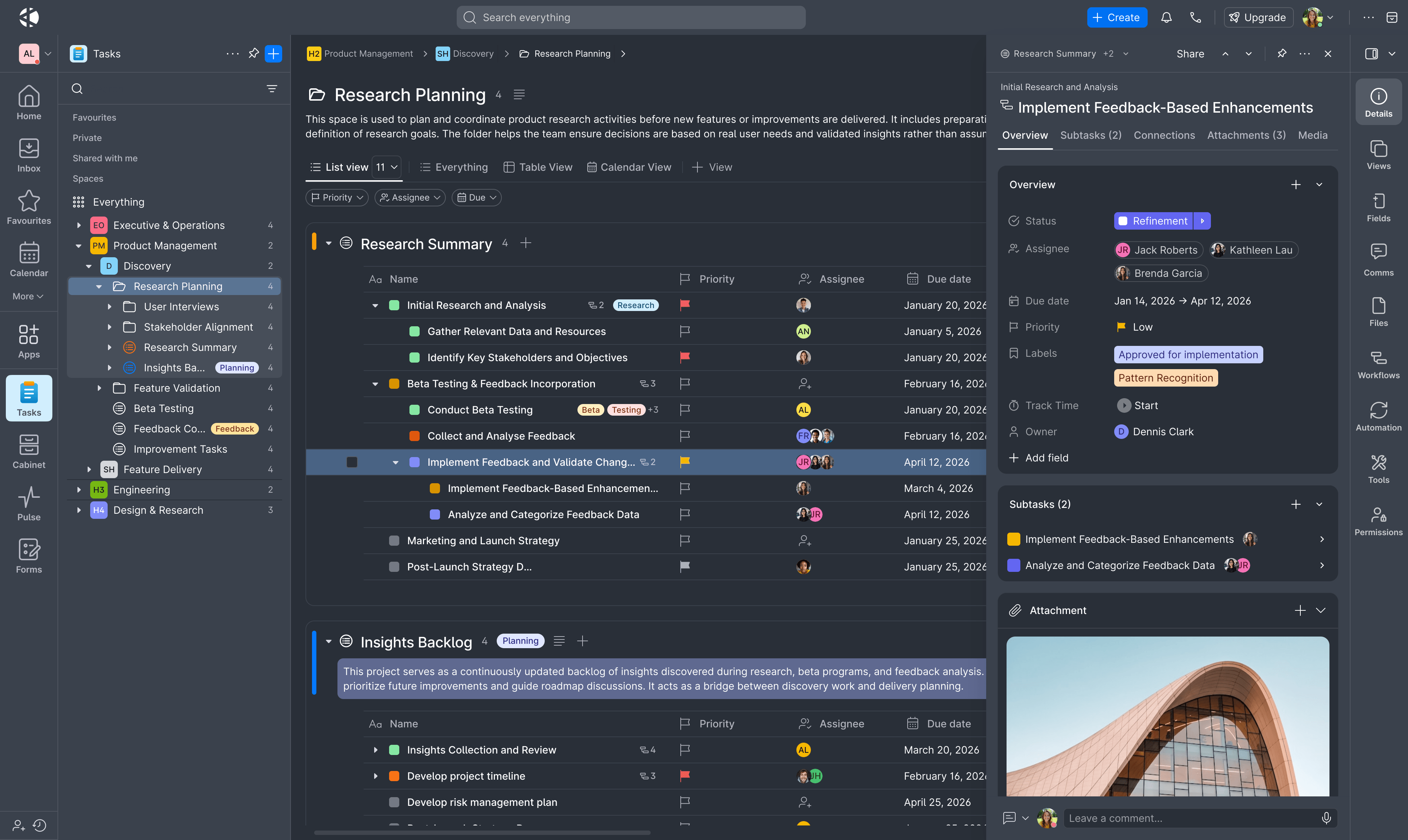 Appsatile in dark mode